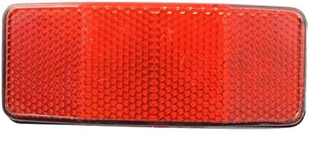 Single peg mount rear rack reflector