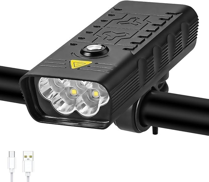 Compact 1800 lumen 5 LED headlight
