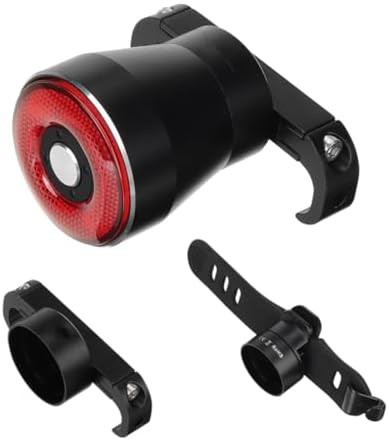 Intelligent brake sensing aluminum bike light