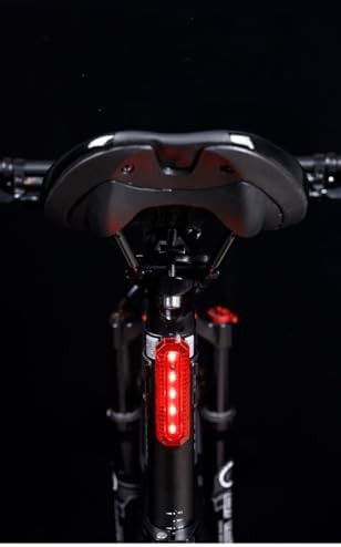 Five led mountain road bicycle taillight — photo 3
