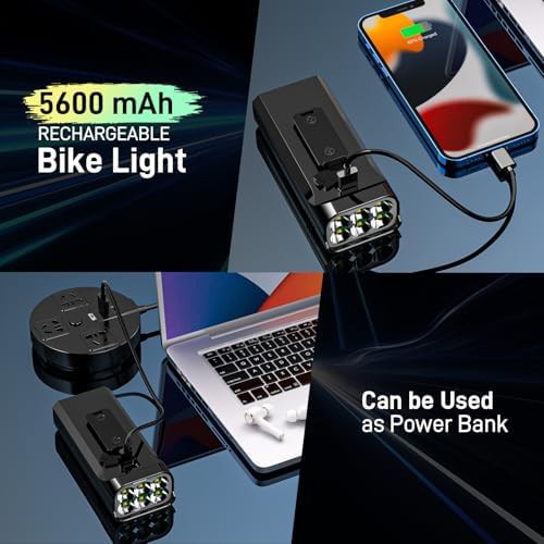 Rechargeable Aluminum Six LED Bicycle Lamp — photo 5