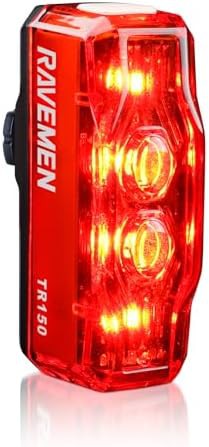 Red tail light with wide visibility