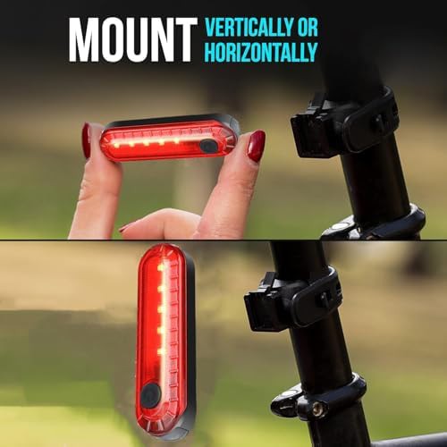 Four pack USB-C rechargeable tail lights — photo 4