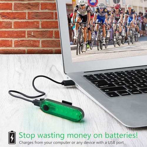 Volcano eye green bike tail light 2 pack — photo 3