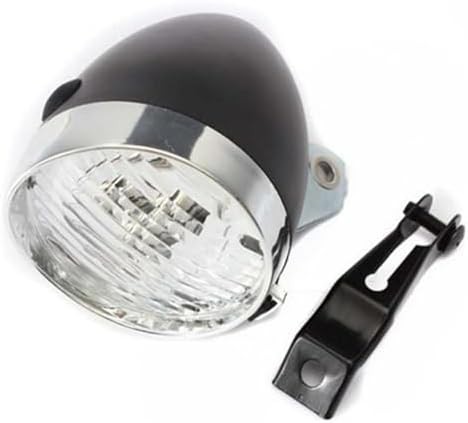 Vintage LED plastic black headlight