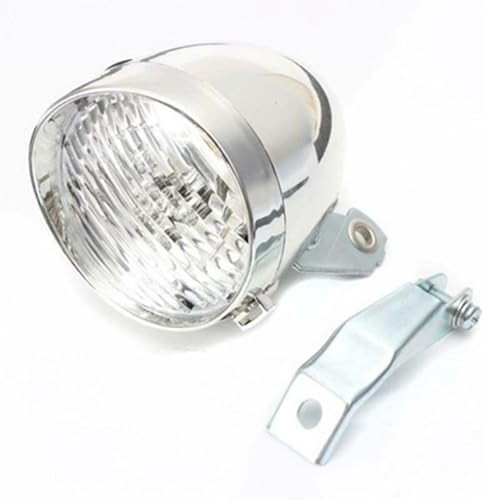 Vintage LED plastic silver headlight