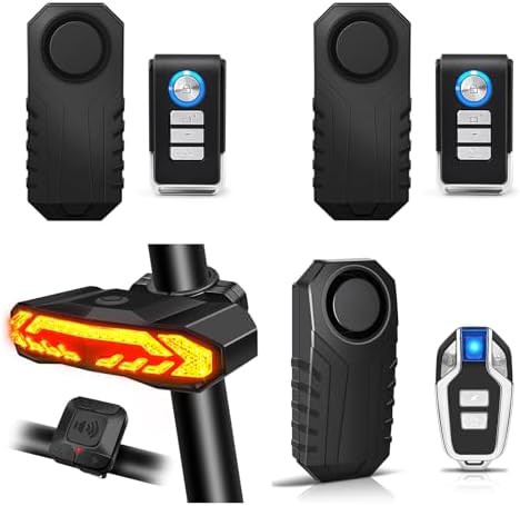 Bike Alarm Tail Light with Horn