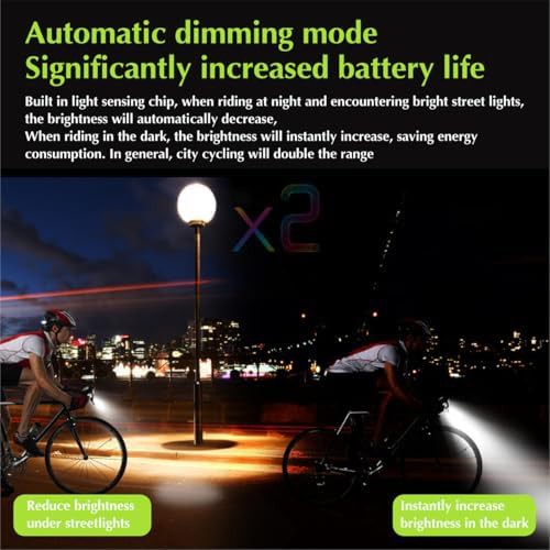 Smart sensor 1200 lumen bike headlight — photo 4