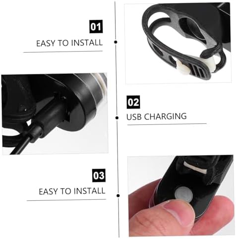 Red warning USB charging bicycle taillight — photo 3