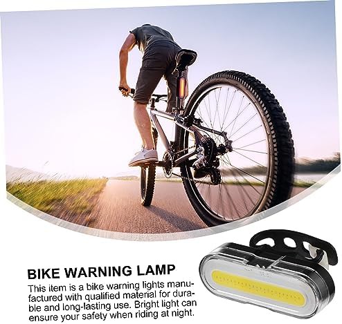 Red warning USB charging bicycle taillight — photo 4