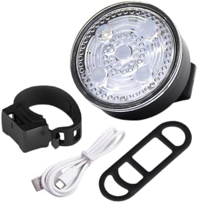Practical plastic USB rechargeable bike taillight