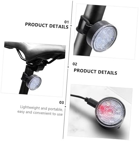 Practical plastic USB rechargeable bike taillight — photo 3