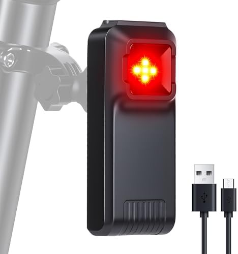 Cycling radar tail light with vehicle alerts