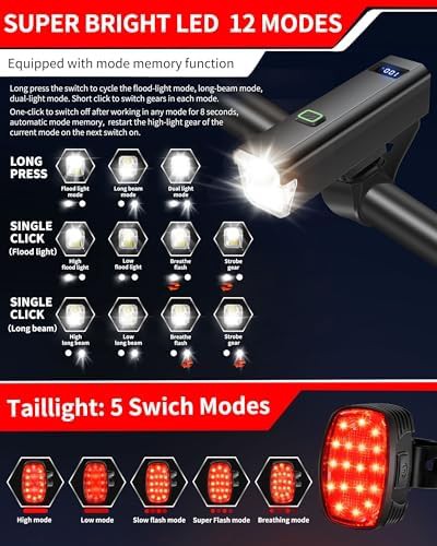Darkbeam 6000lm usb-c bicycle headlight — photo 3