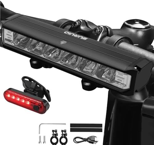 Rechargeable Headlight and Taillight Set