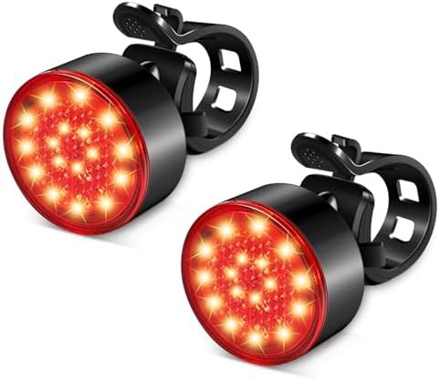 Two pack rechargeable LED tail lights