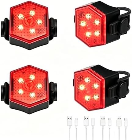 Multi mode safety flashlight tail light pack