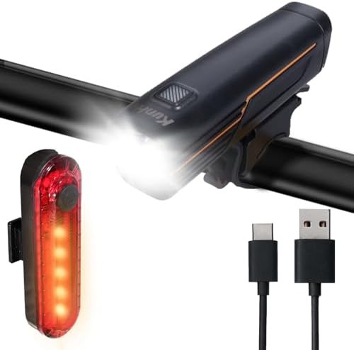 Waterproof Mini Rechargeable Front and Rear Set