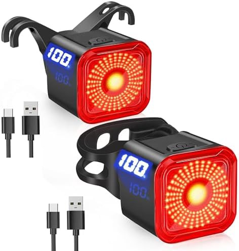 Darkbeam screen rechargeable bicycle taillight