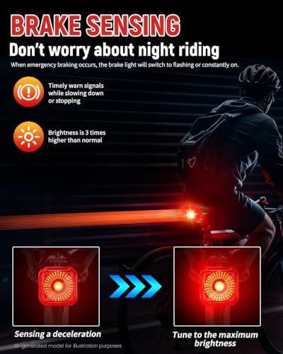 Darkbeam screen rechargeable bicycle taillight — photo 3