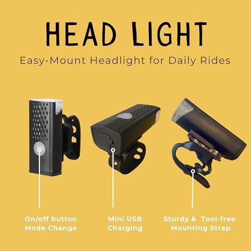 Mini Waterproof USB Rechargeable Light Set — photo 4