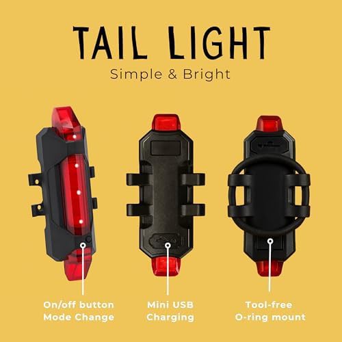Mini Waterproof USB Rechargeable Light Set — photo 5