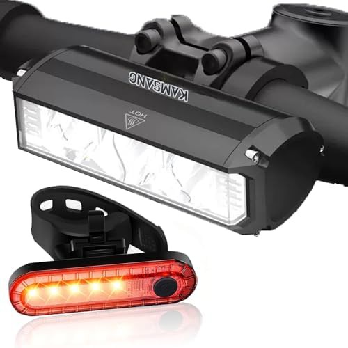 Mountain bike dual beam headlight set