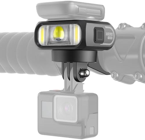 Compact Black Dual Mounted Headlight