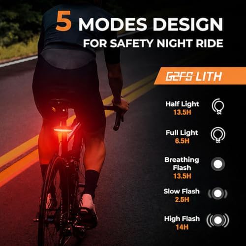 220 LM Cycling Safety Flashlight Large Spot — photo 3