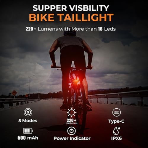 220 LM Cycling Safety Flashlight Large Spot — photo 4