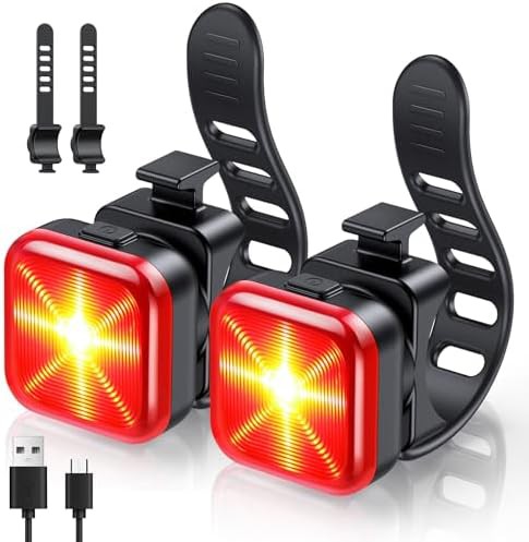 Two Pack Waterproof Rear Safety Lights