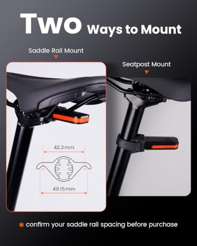 300 degree wide angle bike taillight — photo 3