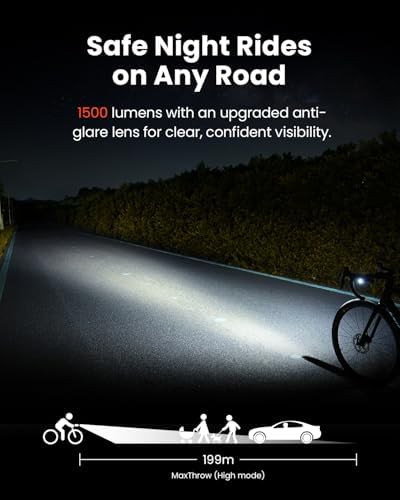 Commuting Front Light with Garmin Mount — photo 3