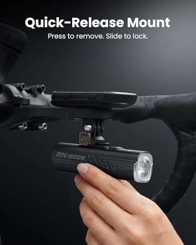Commuting Front Light with Garmin Mount — photo 5