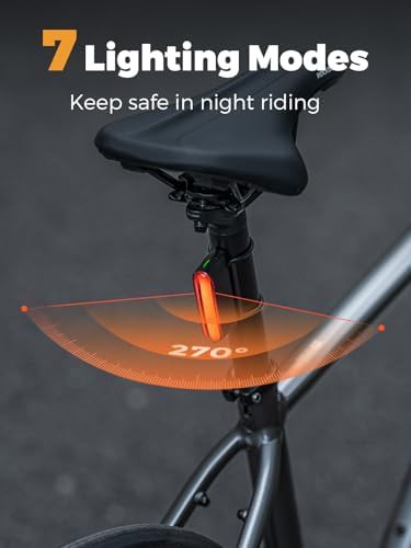 Magnetic rechargeable ipx6 safety taillight — photo 5