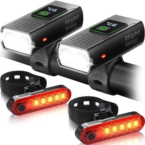 Two pack USB-C bicycle light set