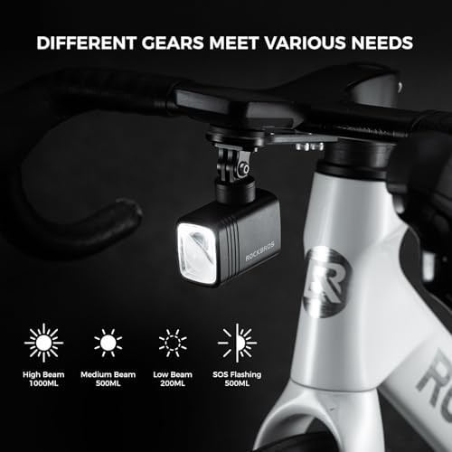 Rockbros 1000 lumens smart sensor headlight — photo 4