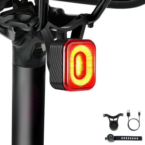 Auto on off rechargeable bicycle back light