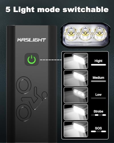 Compact rechargeable high lumen bicycle headlight — photo 3