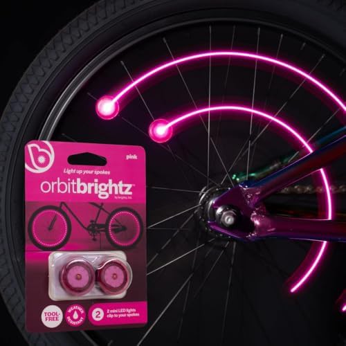 Pink Mini Clip On Spoke Lights