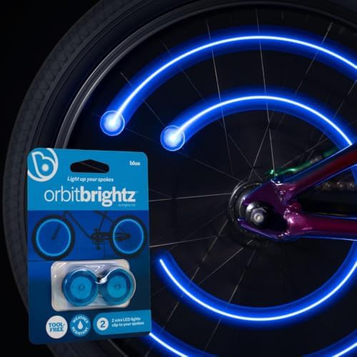 Blue Mini Clip On Spoke Lights