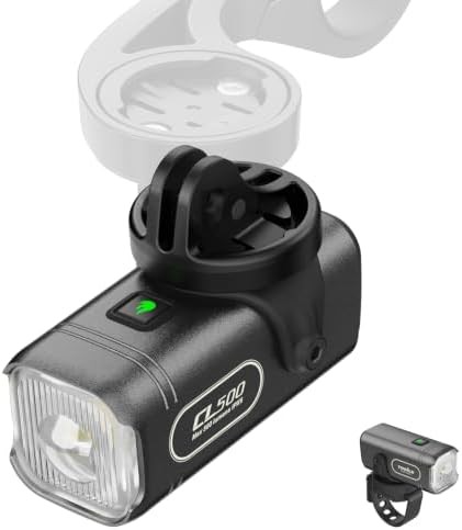 Mini rechargeable folding bike front light